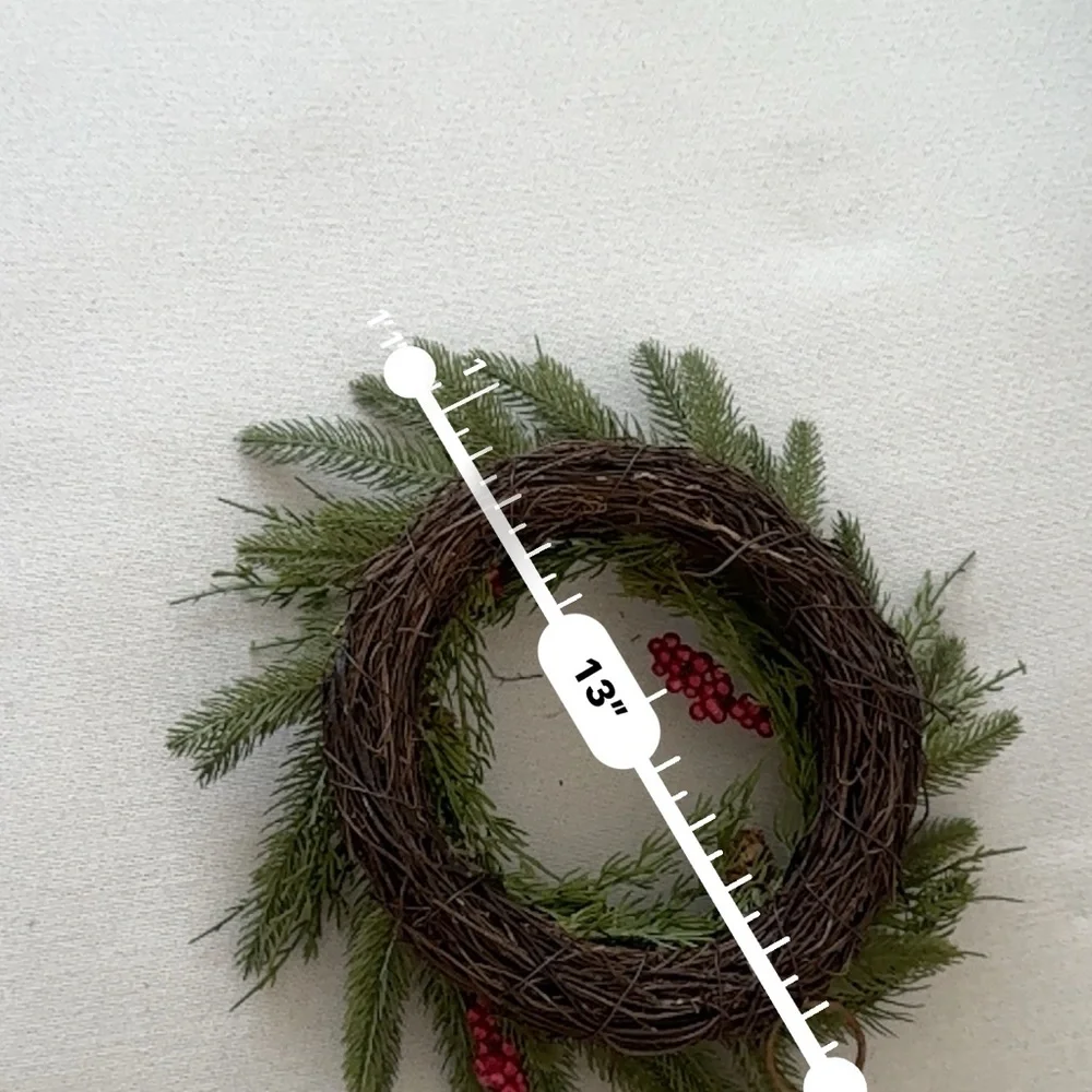Festive Greenery and Berry Holiday Wreath
